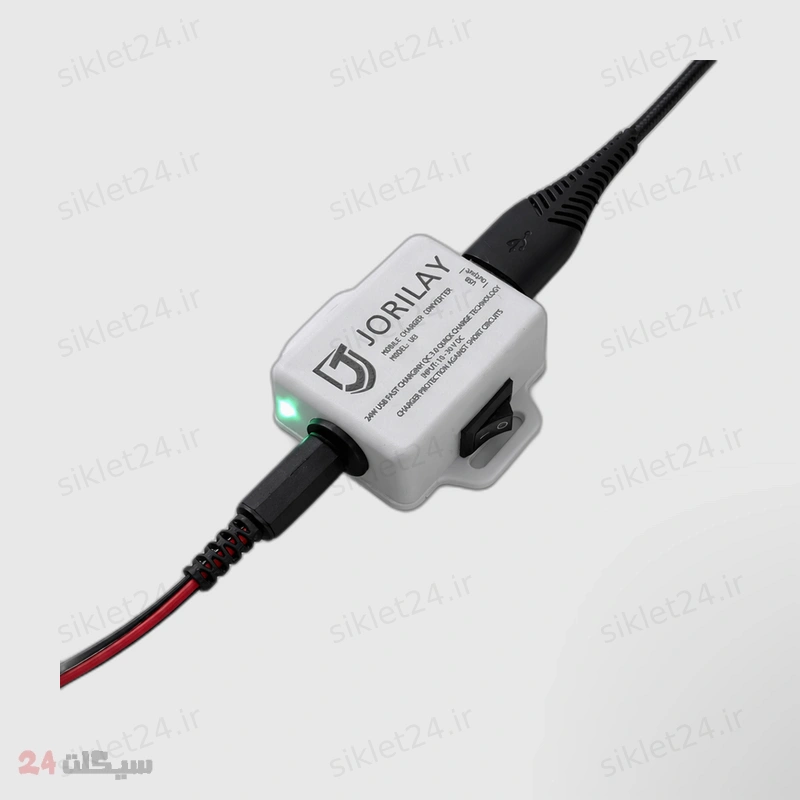 شارژر موبایل موتور سیکلت 24 وات مدل مگنتی فست شارژ کد UI3 - Image 2