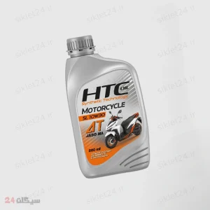 روغن موتور سیکلت تمام سنتتیک اچ تی سی اویل مدل SL 10W-30 حجم 800 میلی‌لیتر
