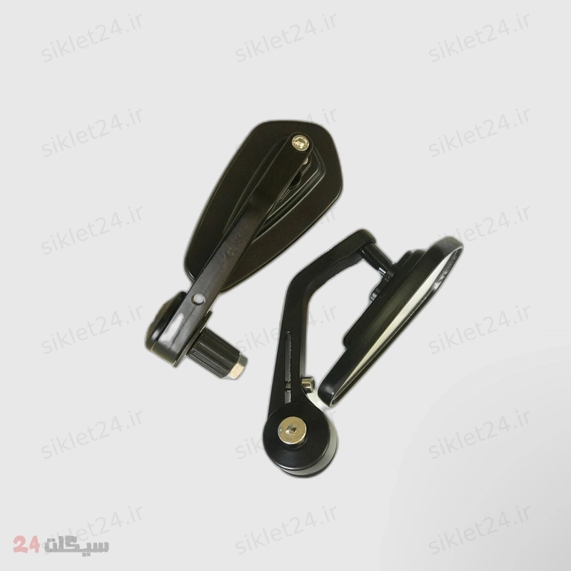 آینه سر فرمان موتور سیکلت مدل وزنه دار BLK مجموعه 2 عددی - Image 2