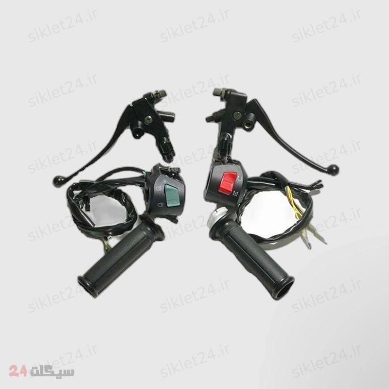 قلوه استارت و بوق و کتی و دسته ترمز موتور سیکلت وارون مدل B-21 CGL 150/200 - Image 2
