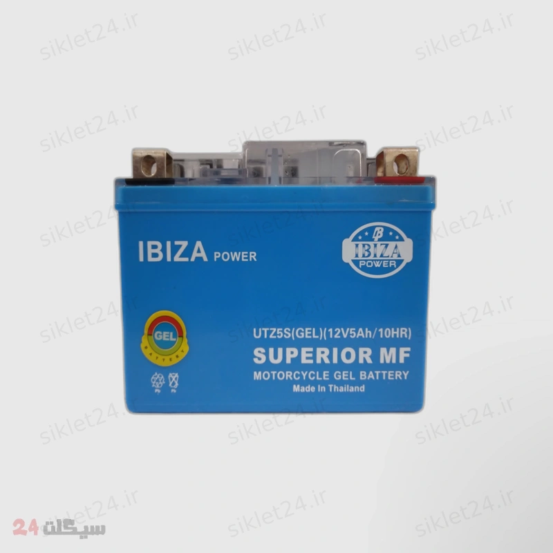 باتری موتورسیکلت ولتاژ 12 ولت شدت جریان 5 آمپر ایبیزا مدل UTZ5S(GEL) - Image 2