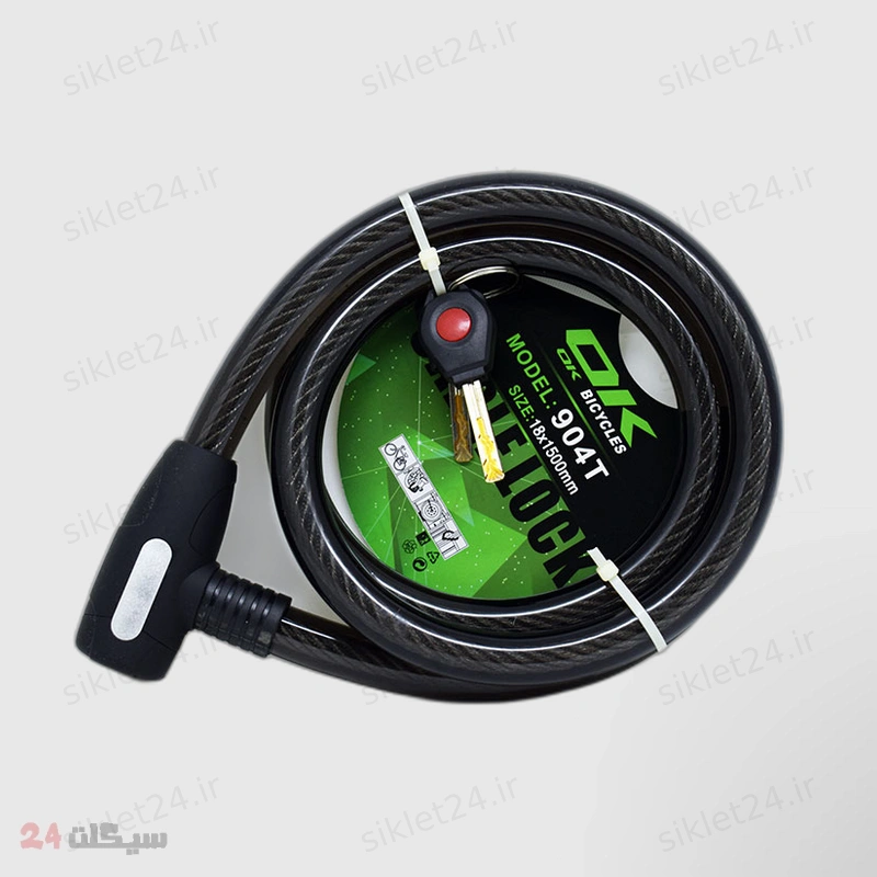 قفل کابلی موتور سیکلت اوکی مدل ۹۰۴t 181500 - Image 2