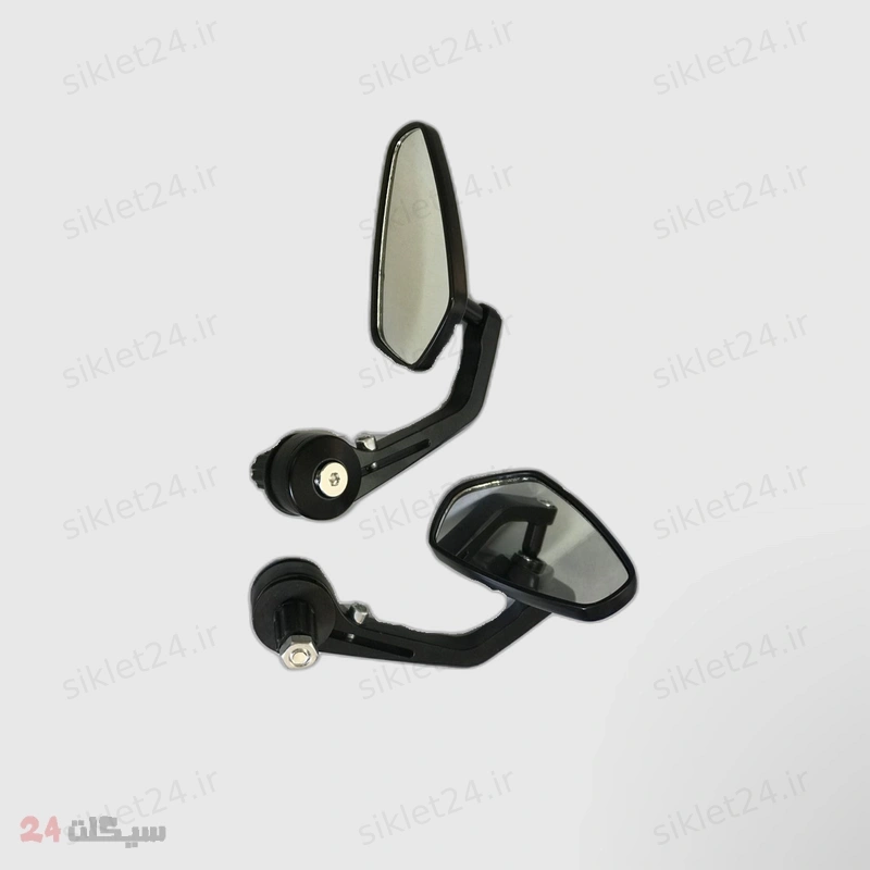 آینه سر فرمان موتور سیکلت مدل وزنه دار BLK مجموعه 2 عددی - Image 3