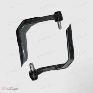 هندگارد موتور سیکلت مدل فلزی طلق دار کد HD_BK بسته دو عددی